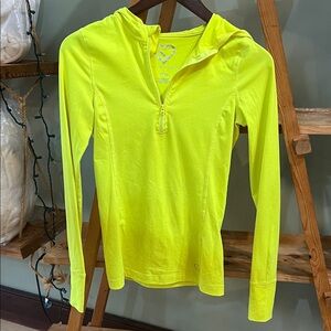 Aeropostale Neon Yellow Women's Hoodie
